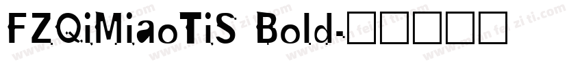 FZQiMiaoTiS Bold字体转换